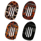 4-Piece Flat Hair Claw Clips Set for Women Strong Hold Styling