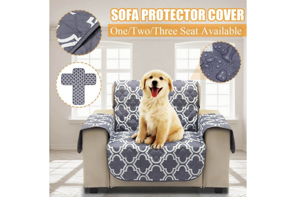 Removable Waterproof Pet Dog Sofa Seat Cover with Anti Slip Strap