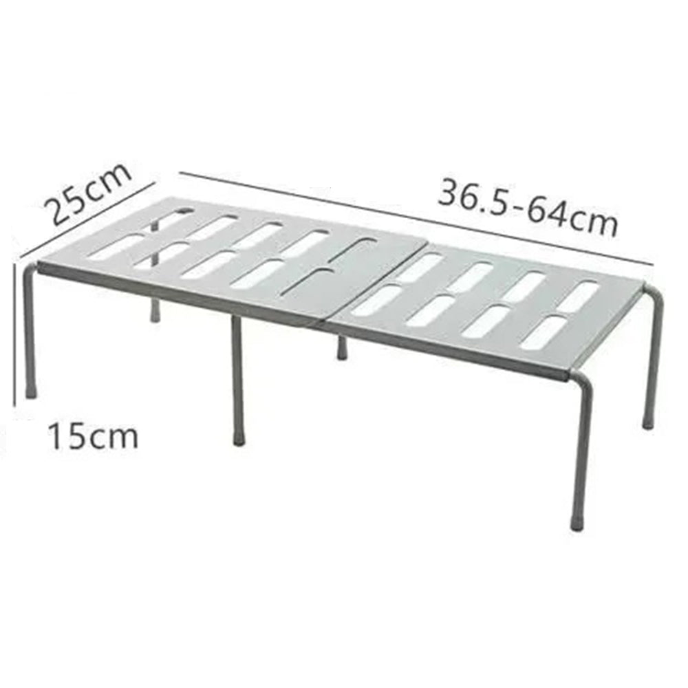 Expandable Cupboard Pantry and Home Storage Shelf Rack