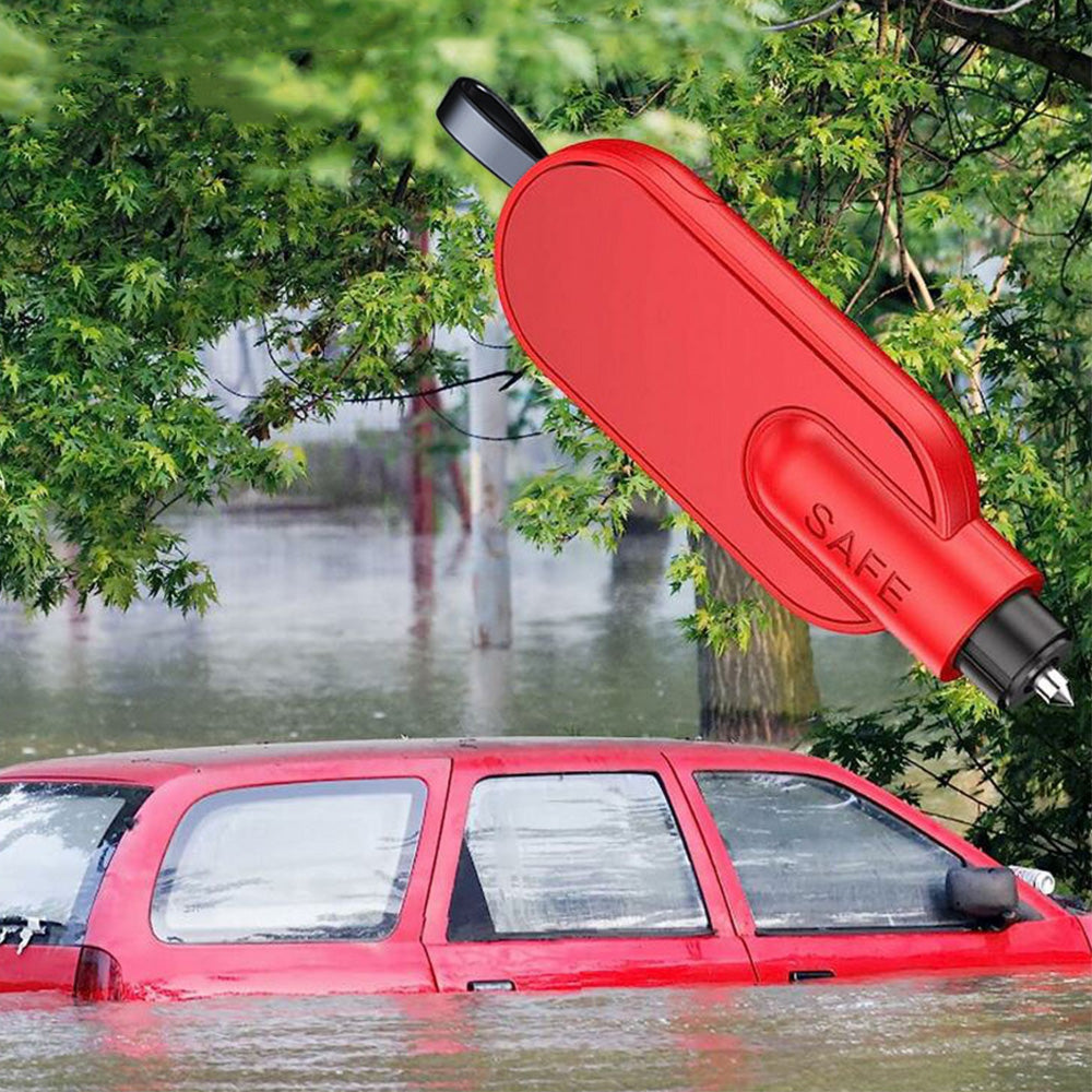 2 in 1 Car Emergency Escape Tool Glass Breaker Safety Hammer belt Cutter