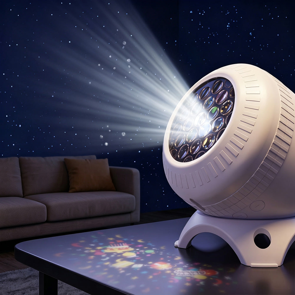 Christmas Projector Lights with 8 Pattern Festival Decoration Projector for Bedroom Living Room Car