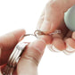 4Pcs Macaron Cleaning Wipe Screen and Eyeglass Cleaner Phone Pendant