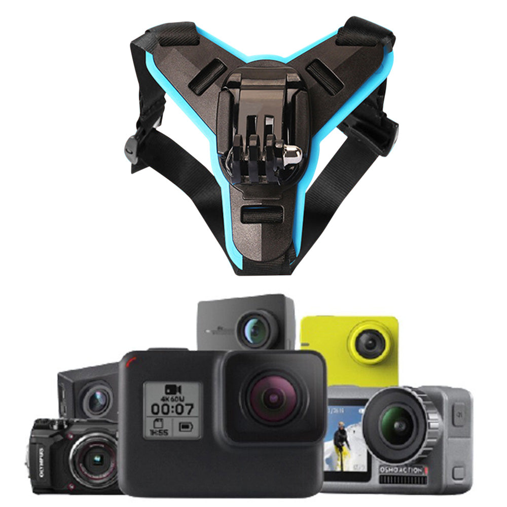 Motorcycle Helmet Chin Mount for Action Camera Quick Release Shockproof