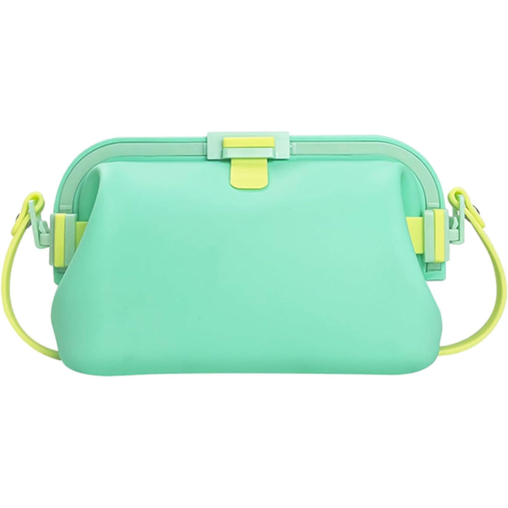 Water-resistant Foldable Silicone Beach Bag with Handle for Camping Seaside