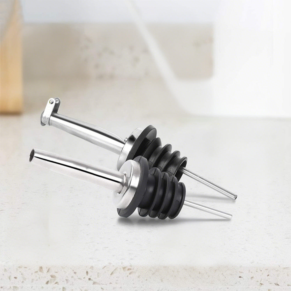 Glass Olive Oil Bottle Dispenser Oil And Vinegar Cruet With Pourers And Funnel