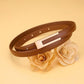 Vintage Womens PU Leather Casual Belt for 72 to 94cm Waist