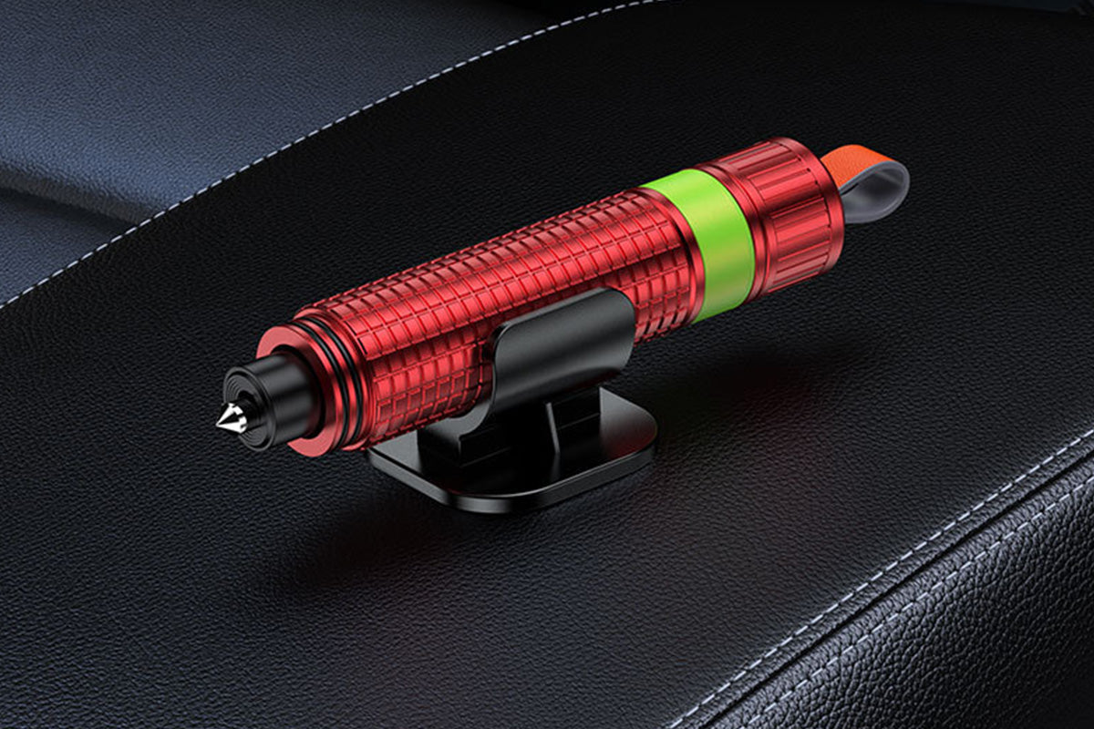 Car Hammer and Cutter Window Glass Breaker Emergency Escape Tool