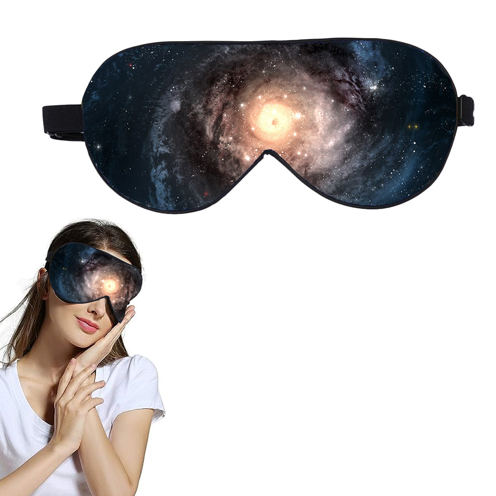 Printed Patterns Double Layers Sleeping Eye Mask