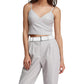 2Pcs Women Adjustable Stretch Belt Invisible Elastic Waistband for Pants Jeans Dresses