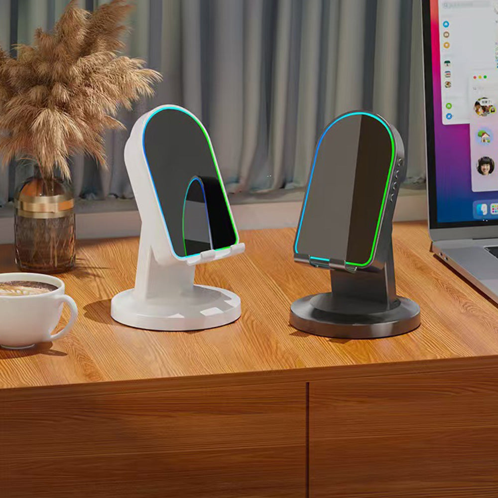 3-in-1 Wireless Induction Speaker with Phone Stand and Bluetooth 5.3 for Home Office