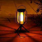 Solar Lantern with Tripod Flickering Flame Solar Outdoor Lights 4 Lighting Modes
