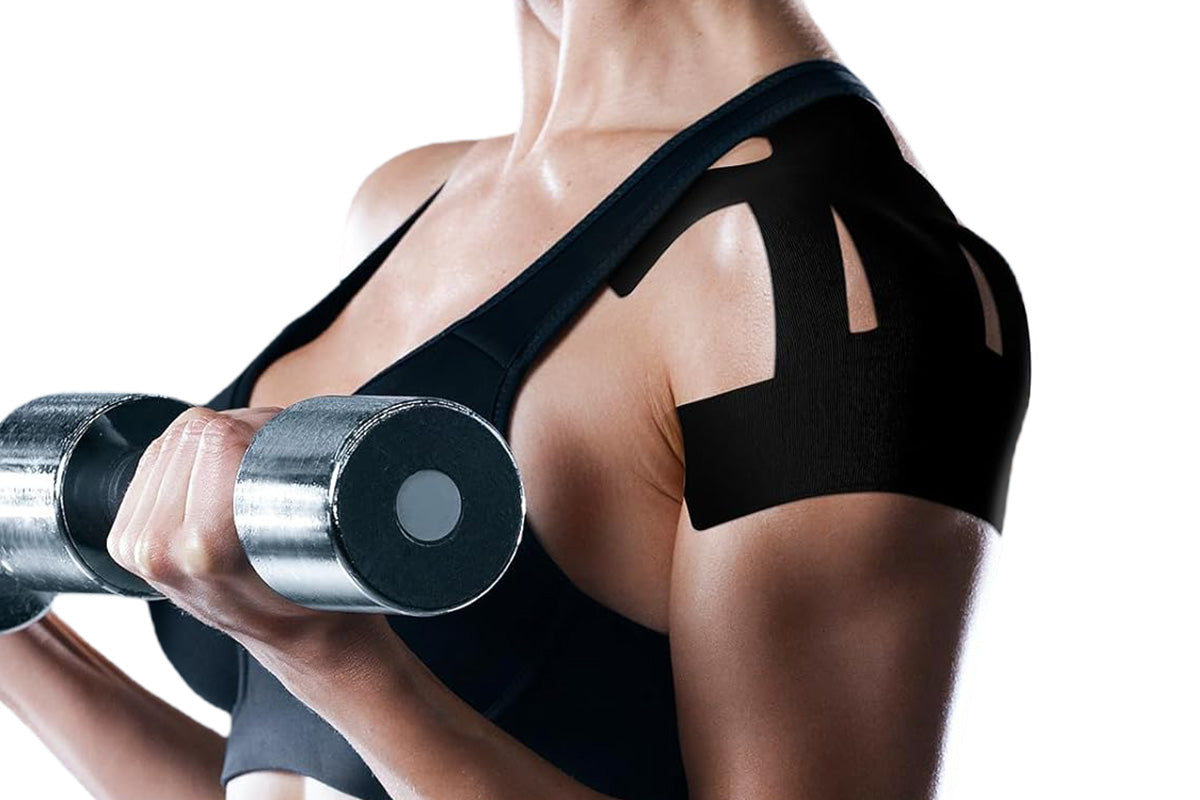 20PCS Kinesiology Tape For Shoulder Precut Enhance Elastic Sports Tape For Shoulder Support -Cuticolor