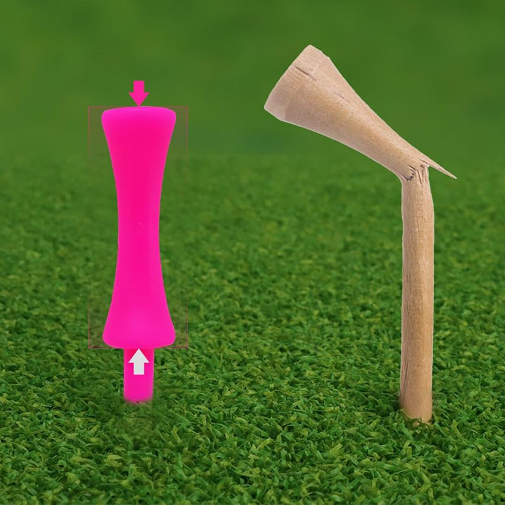 60Pcs Colourful Plastic Step Down Golf Tees Set