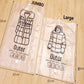 4Pcs Set Hanging Vacuum Bags Clothes Storage Cover