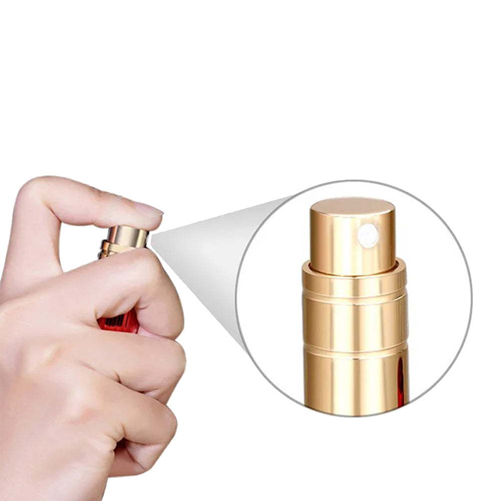 5ml PU Leather Refillable Perfume Spray Travel Atomizer Bottle Perfume Container