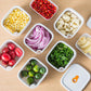 Food Storage Drain Containers with Lids and Ventilation Holes