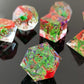 Enchanted Starlight 7 Dice Precision Edged Set for RPG DND Tabletop Game