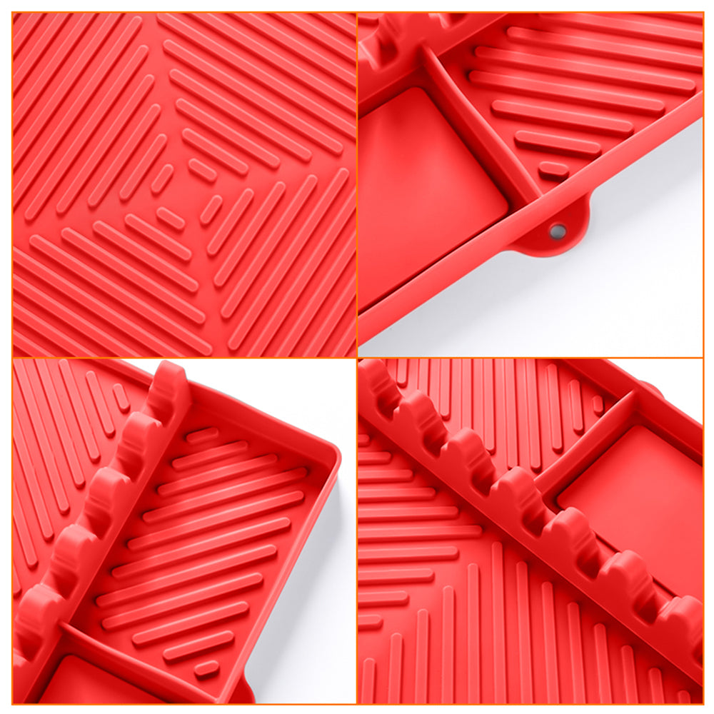 Microwave Outdoor BBQ Heat-Resistant Silicone Grill Mat for Griddle Tool