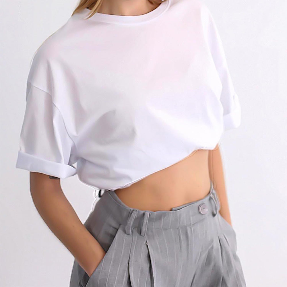 4Pcs Shirt Tuck Band Women Elastic Belts Tucking Shirts Sweater Cropping Belt