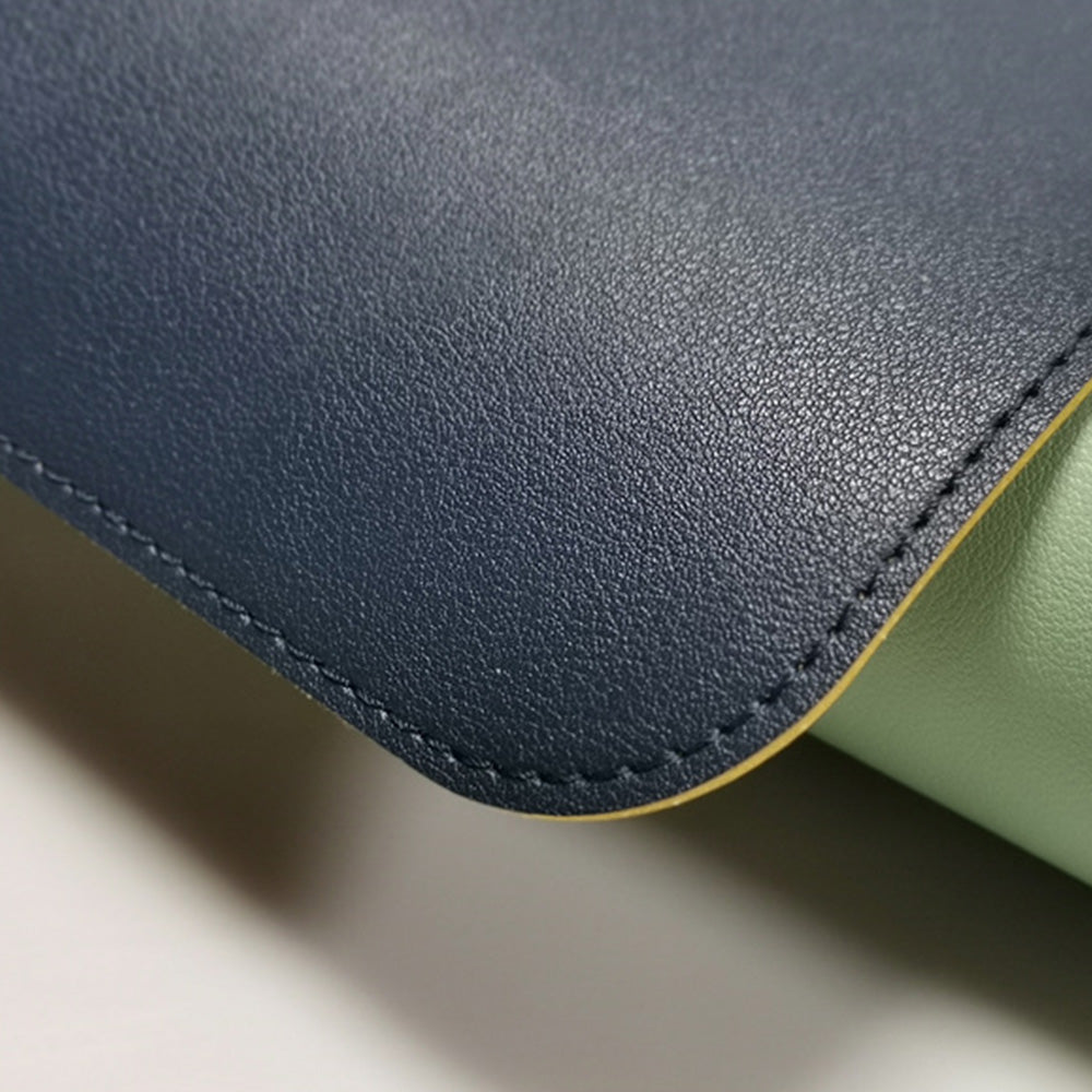 Dual-Sided Leather Desk Pad and Mouse Mat