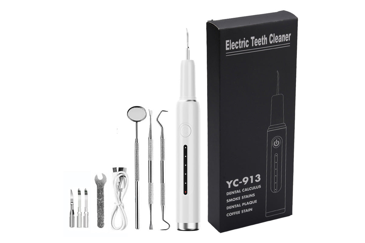 Ultrasonic Dental Cleaner Smart Tartar Remover with UV Care and 5 Cleaning Modes