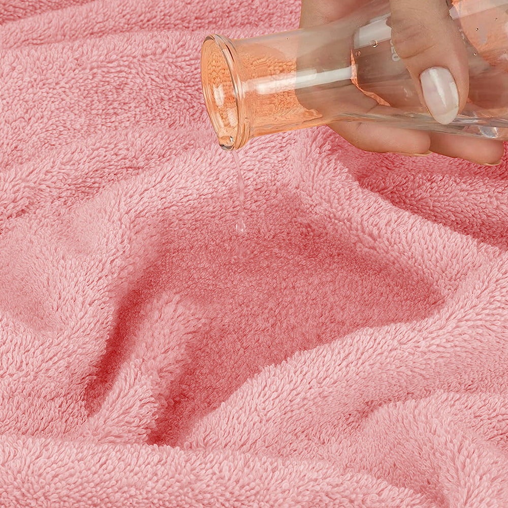 6-Piece Set Pure Cotton Soft Absorbent Bath Towels for Bathroom