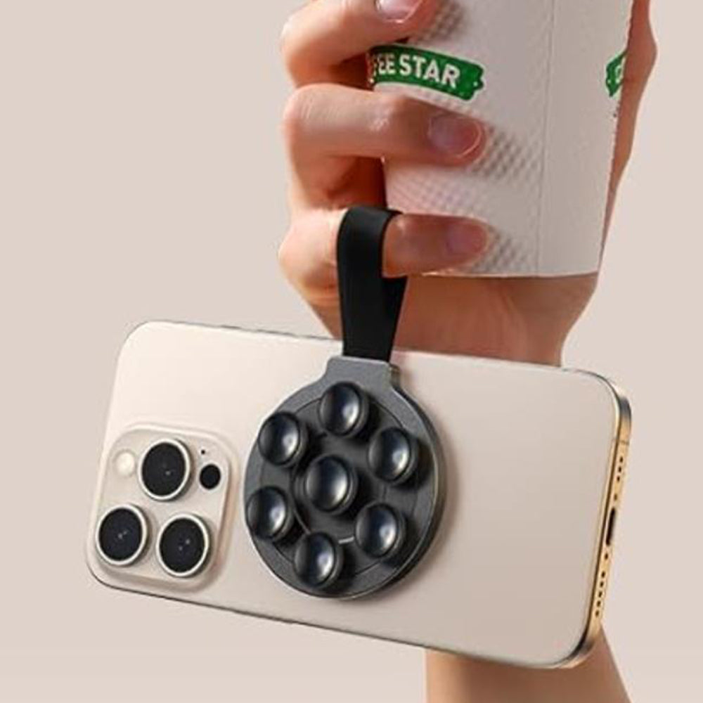 Silicone Suction Cup Magnetic Phone Mount MagSafe Grip Holder
