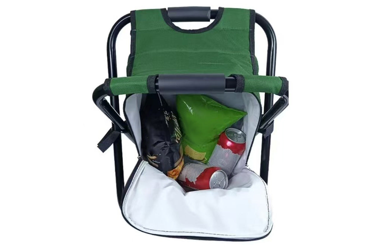 Portable Cooler Stool Multi-Function Folding Fishing Chair