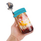 4Pcs 600ML Overnight Oats Containers with Lids and Spoons