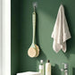 2 in 1 Double Sided Shower Brush with Loofah and Long Handle