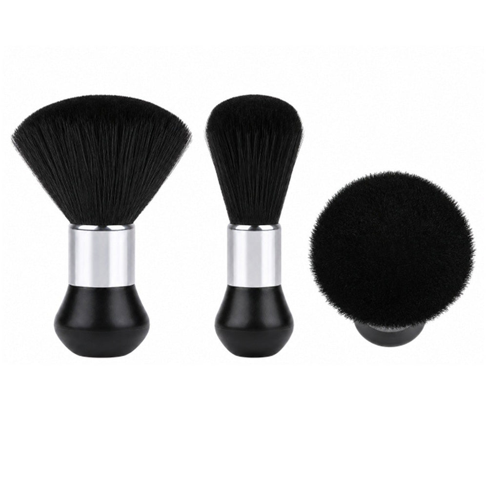 Soft Hair Sweeper Brush with Storage Case Neck Duster Brush for Home Barbershop