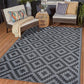 Outdoor Picnic Mat Camping Waterproof Reversible Rug for Beach Tent-Grey