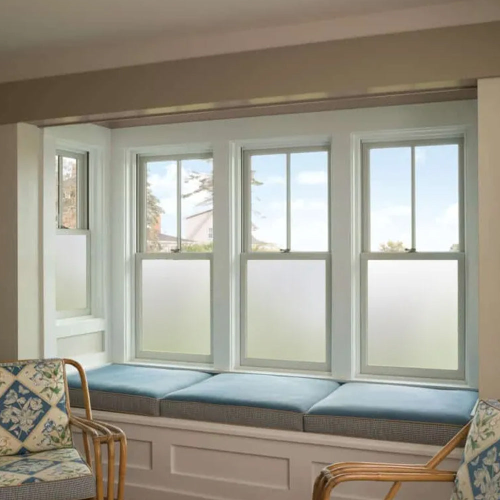 3Pcs 50cmx1m Clear Frosted Window Glass Removable Privacy Film