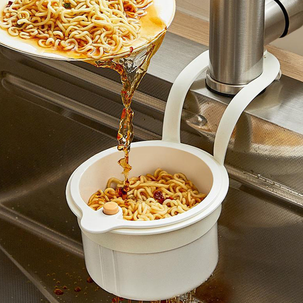 Sink Strainer Basket Household Kitchen Shelf Hanging Sink Stopper for Fruit Vegetable
