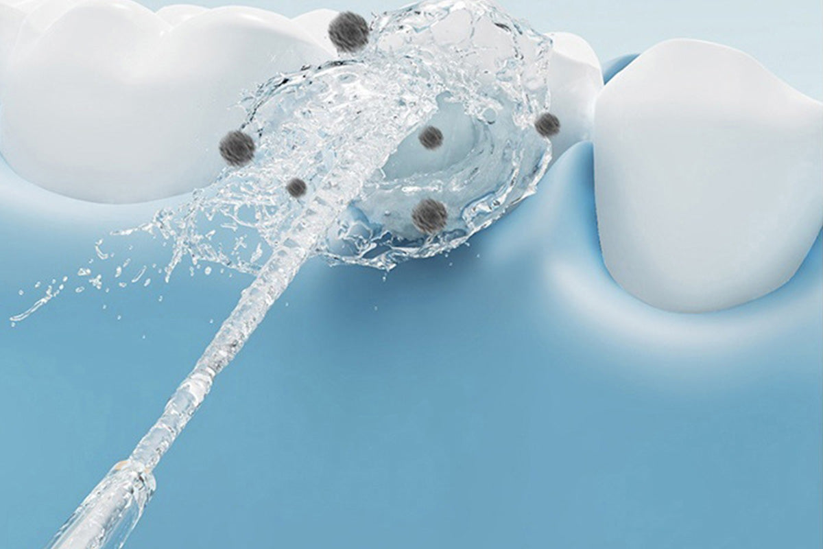 Cordless Electric Water Flosser Teeth Cleaner Floss Irrigator With 4 Jet Tips
