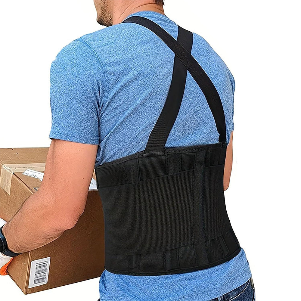 Back Brace Support 360-degree Belt Adjustable Lumbar for Heavy Lifting Work Protector