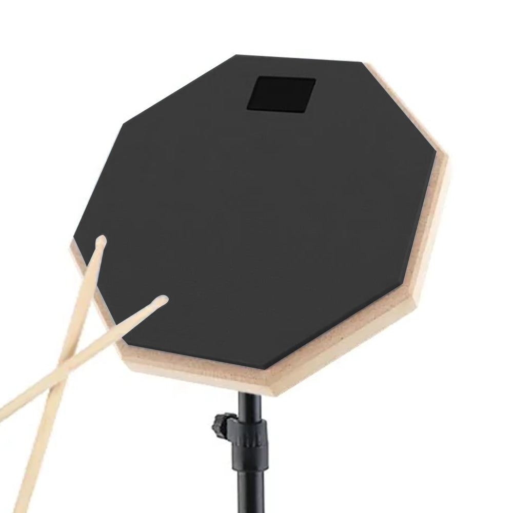 20cm Rubber Practice Drum Pad with Drum Stand