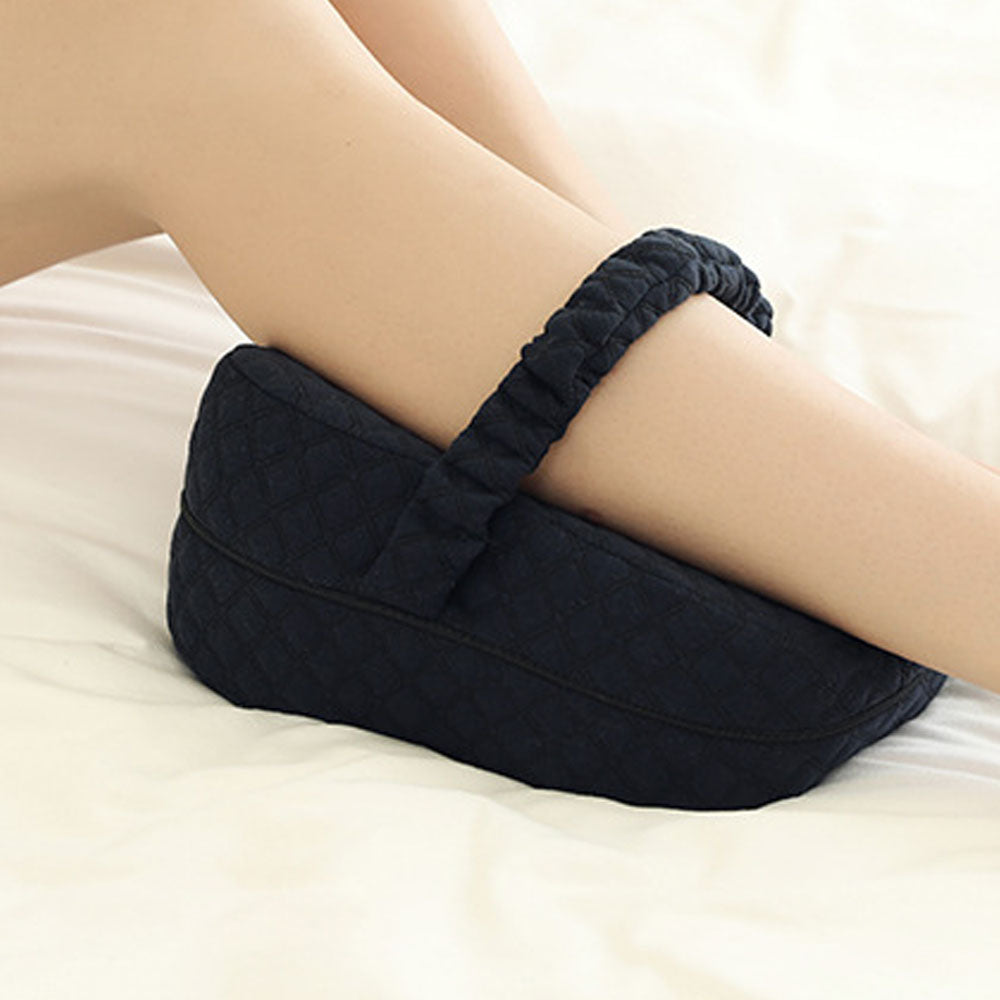 Knee Pillow Memory Foam Leg Pillow with Straps Side Sleeping Leg Pillow