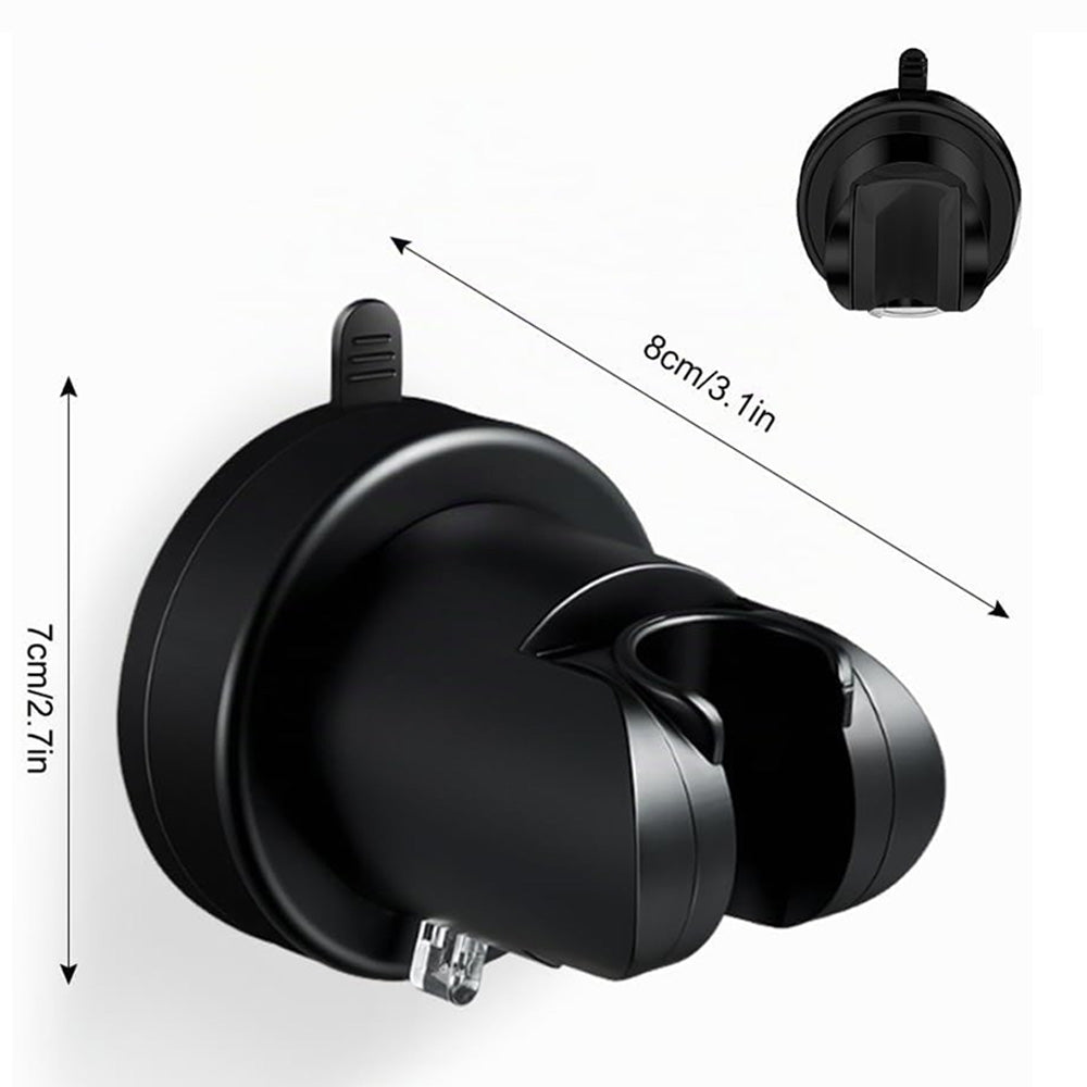 Adjustable Vacuum Suction Shower Head Holder with No Drill Mount
