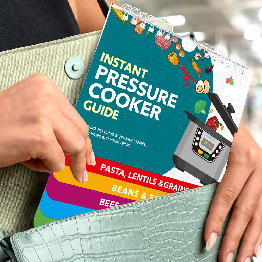 3Pcs Air Fryer Pressure Cooker Magnetic Cooking Guide Booklet