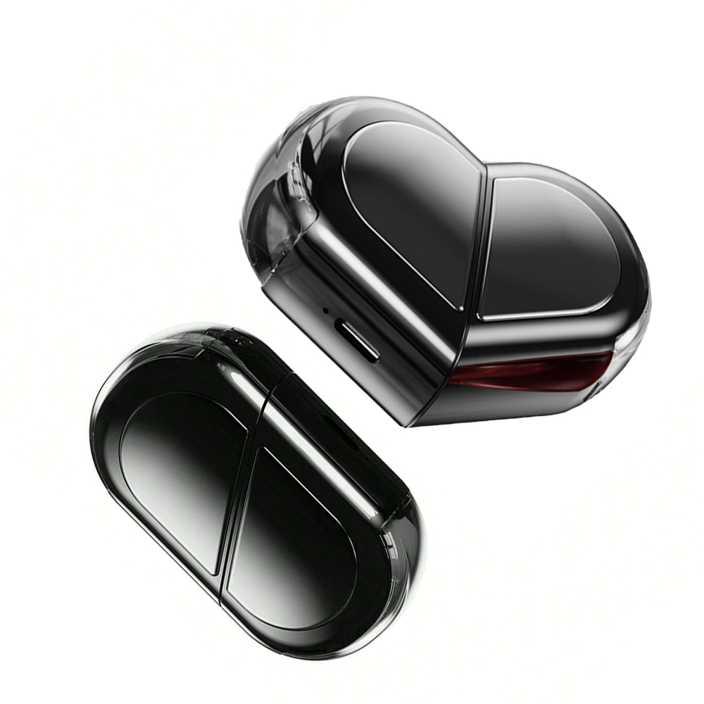 True Wireless TWS 5.3 Audio Earphones Convertible Heart-Shaped Couple Earbuds
