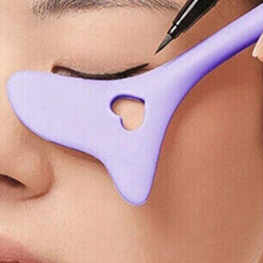 2Pcs Silicone Eye Liner Aid Washable Makeup Accessories