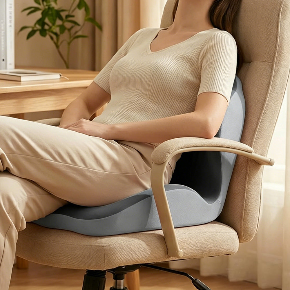 Ergonomic Back Hip Support Cushion For Office Chair And Vehicle Seat