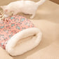 Warm Sherpa Pet Sleeping Bag Pet Sleep Sack Comfortable Pet Bed Bag