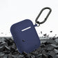 Silicone Case Cover Compatible with AirPods 2nd and 1st Generation with Cleaner kit  and Keychain