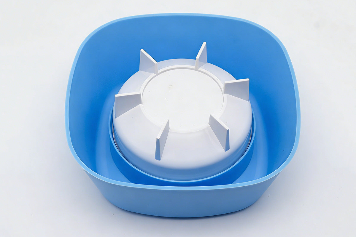 Slow Feeder Dog Bowls With Rolling Ball For Liquid Treat Training Snack Bowl
