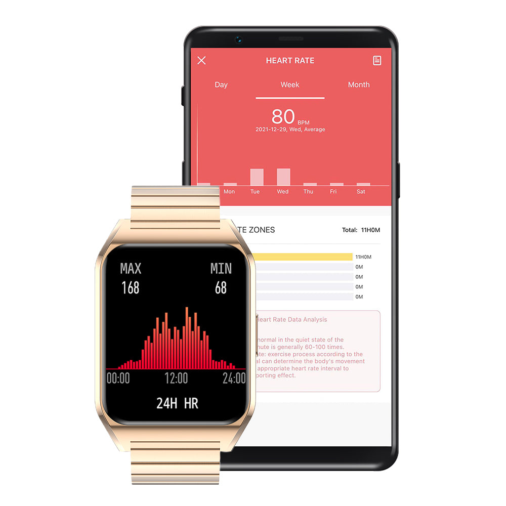Smart Watch Sports Fitness Tracker with Heart Rate Monitor