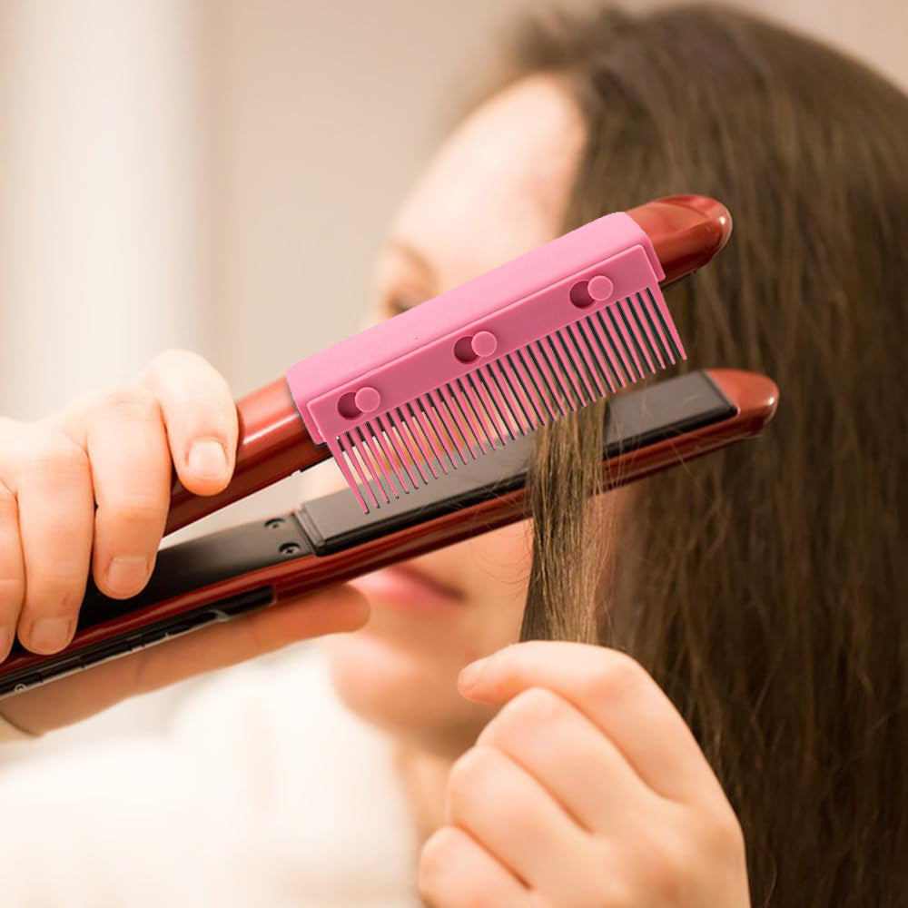 Flat Iron Combs Accessories Fit Hair Straightening