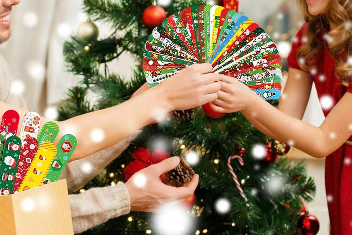 100Pcs Slap Bracelets Party Bracelet Gifts Birthday Decorations for School Holiday