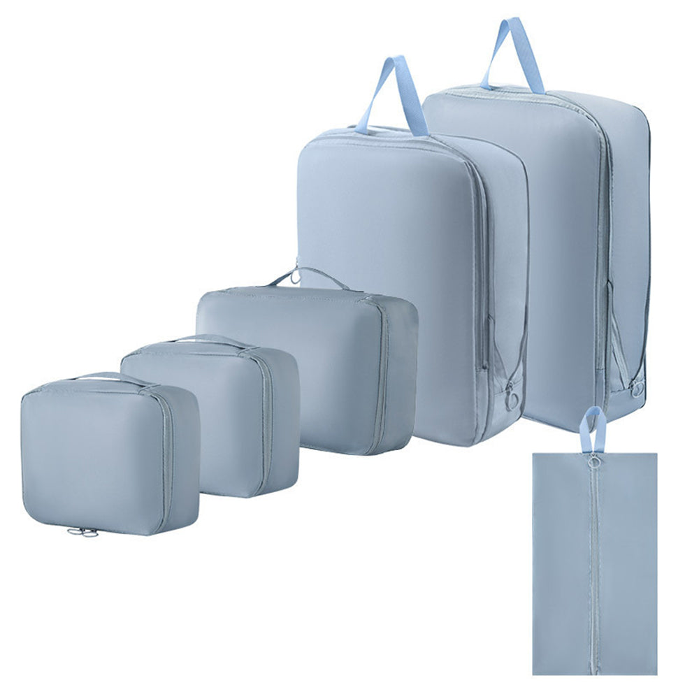6-Piece Travel Luggage Packing Cubes Organizer Bags Set
